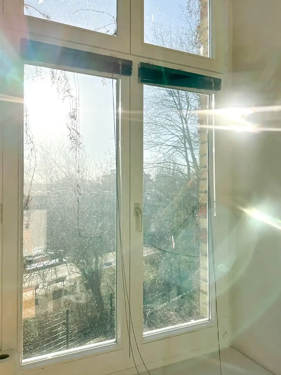 Fenster ohne Sonnenschutzfolie